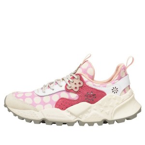 Flower Mountain KOTETSU Sneakers Dame Hvide Lyserød | DKBPXAWK