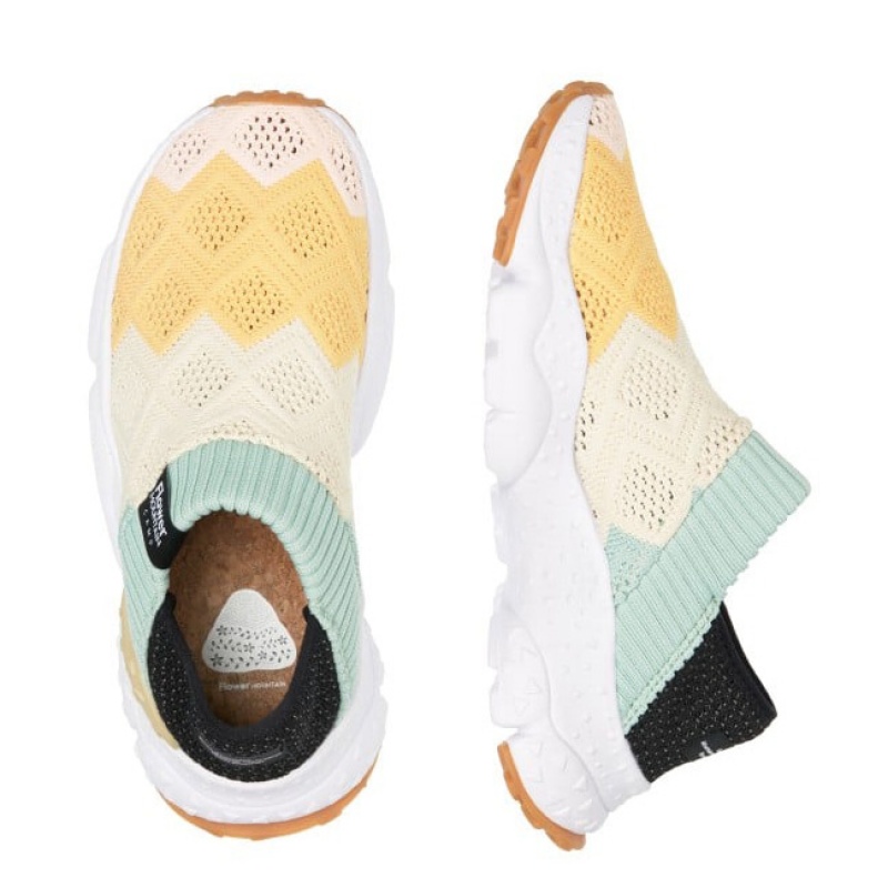 Flower Mountain CAMP Sneakers Dame Flerfarvede | DKUJTKPD