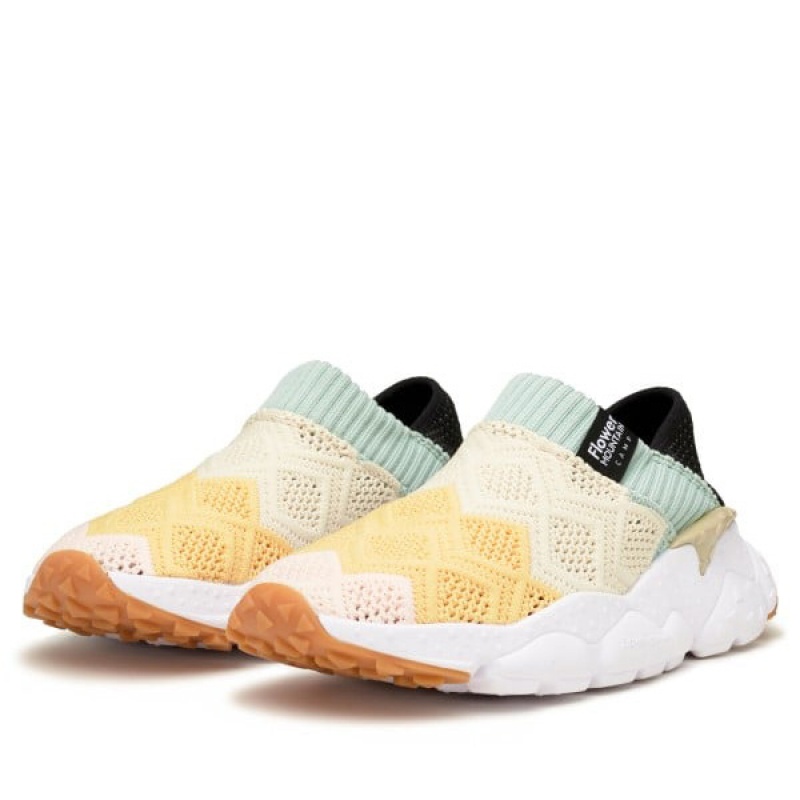 Flower Mountain CAMP Sneakers Dame Flerfarvede | DKUJTKPD