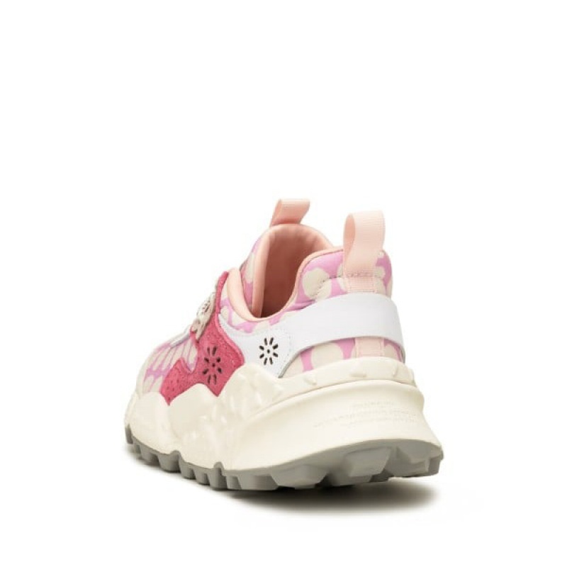 Flower Mountain KOTETSU Sneakers Dame Hvide Lyserød | DKBPXAWK