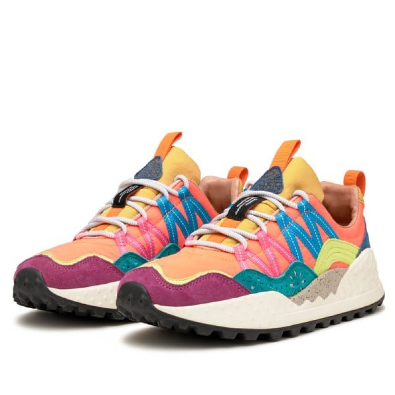 Flower Mountain WASHI Sneakers Dame Flerfarvede | DKHNDRGW