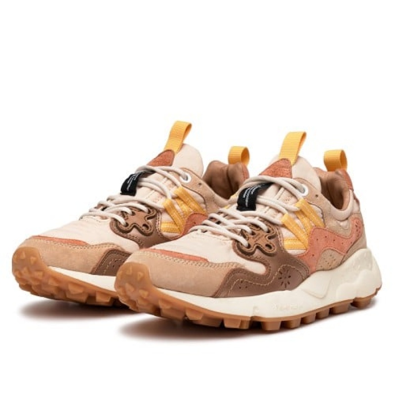 Flower Mountain YAMANO 3 Sneakers Dame Brune | DKXEIRQG