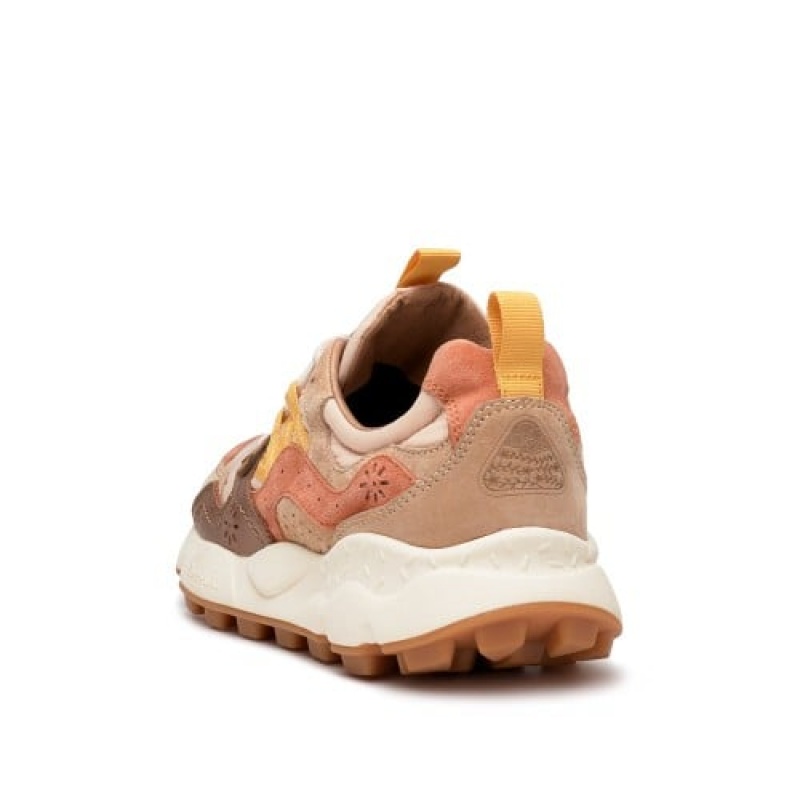 Flower Mountain YAMANO 3 Sneakers Dame Brune | DKXEIRQG