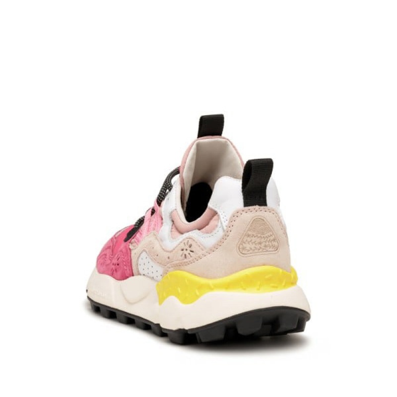 Flower Mountain YAMANO 3 Sneakers Dame Lyserød | DKSCZJNY