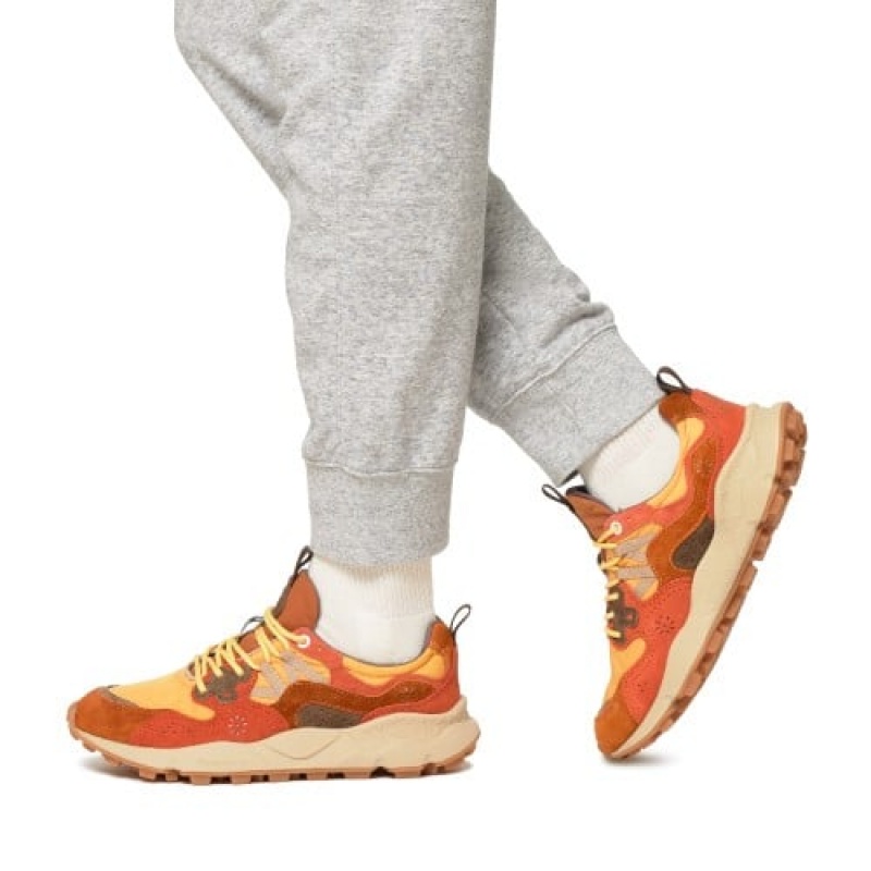 Flower Mountain YAMANO 3 Sneakers Herre Orange | DKGHLKQR