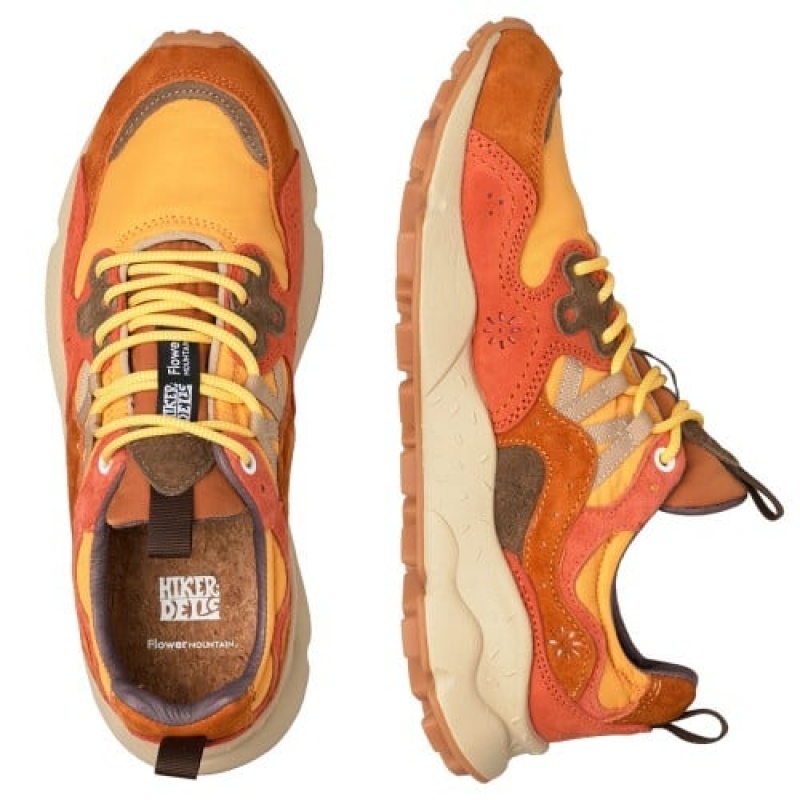 Flower Mountain YAMANO 3 Sneakers Herre Orange | DKGHLKQR