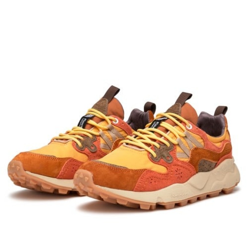 Flower Mountain YAMANO 3 Sneakers Herre Orange | DKGHLKQR