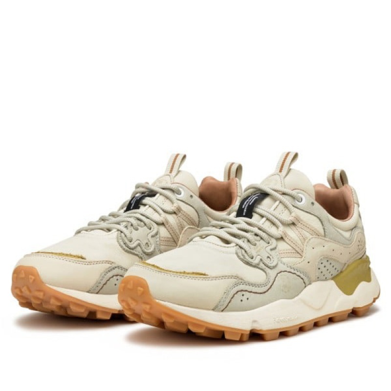 Flower Mountain YAMANO 3 UNI UW Sneakers Dame Beige | DKGEJBAU